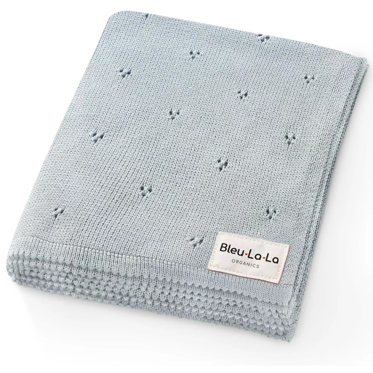 Luxury 100% Organic Cotton Pointelle Baby Receiving Swaddle Blanket for Infants Boys and Girls | Target