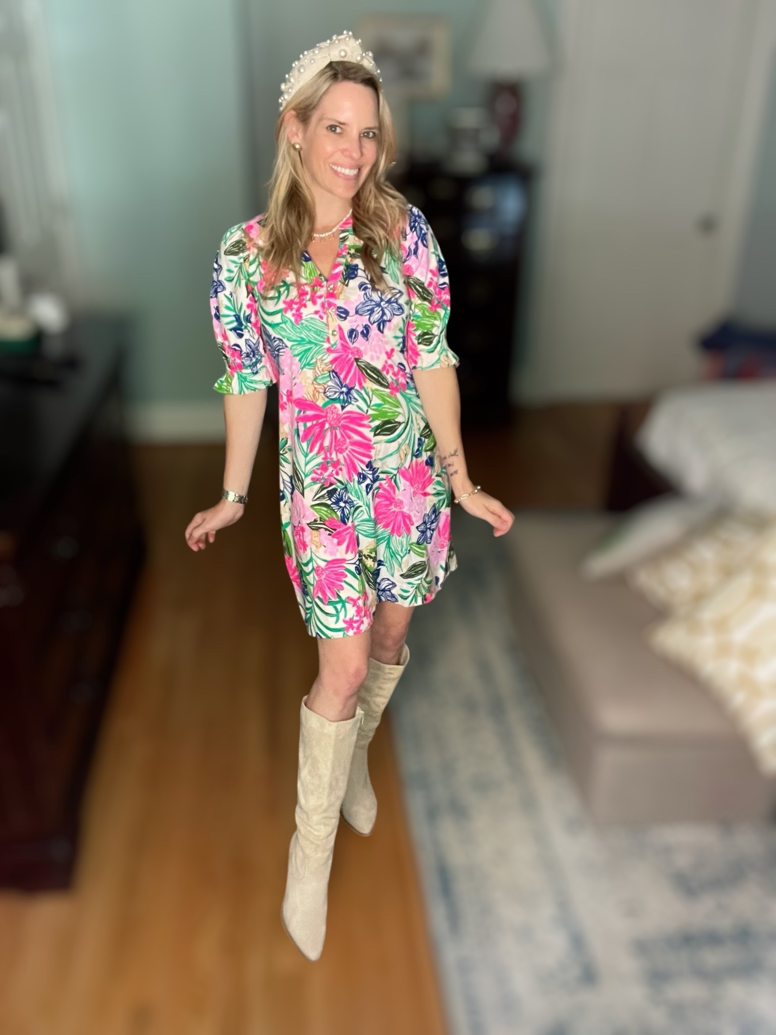 🌸 Bright, bold, and effortlessly chic — the Lilly Pulitzer Delsie Dress is the perfect easy-fit dress for sunny days and casual occasions. Featuring gold button details, smocked sleeves with ruffle accents, and Lilly’s signature vibrant print, this A-line dress is flattering yet comfortable with a roomier fit that skims the body. At 36” in length (size small), it’s the ideal throw-on-and-go piece for brunch, errands, or vacation style. ✨

Pair it with gold hoops, a colorful crossbody, or neutral sandals for a polished yet playful look. 💕

Lilly Pulitzer dress, floral shift dress, summer party dress, easy fit dress, resort wear, colorful vacation dress, casual chic outfit, A-line dress.


#LTKOver40 #LTKWorkwear #LTKSeasonal

#LTKShoeCrush #LTKFindsUnder50 #LTKFindsUnder100