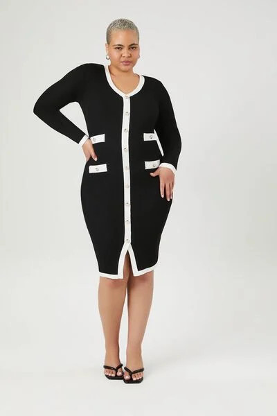 Plus Size Bodycon Midi Dress | Forever 21 | Forever 21 (US)