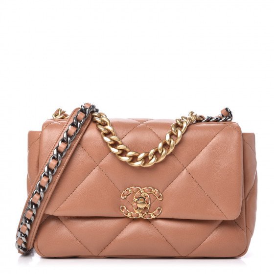 CHANEL

Lambskin Quilted Medium Chanel 19 Flap Brown | Fashionphile