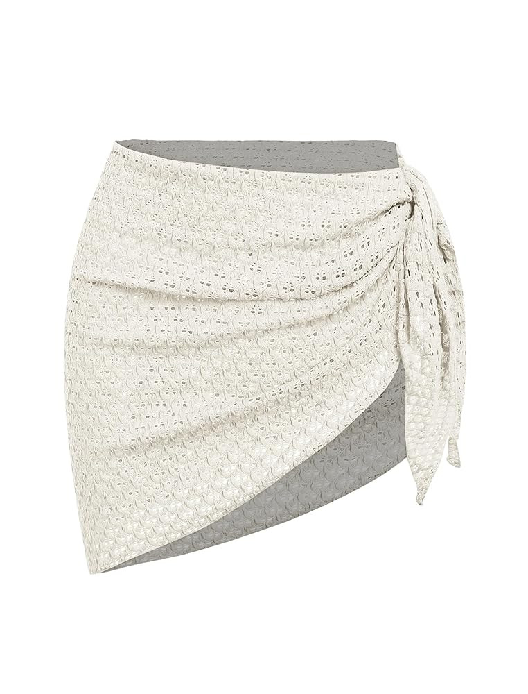 ZAFUL Women's Sarong Coverups Beach Wrap Sheer Bikini Wraps Chiffon Cover Ups for Swimwear | Amazon (US)