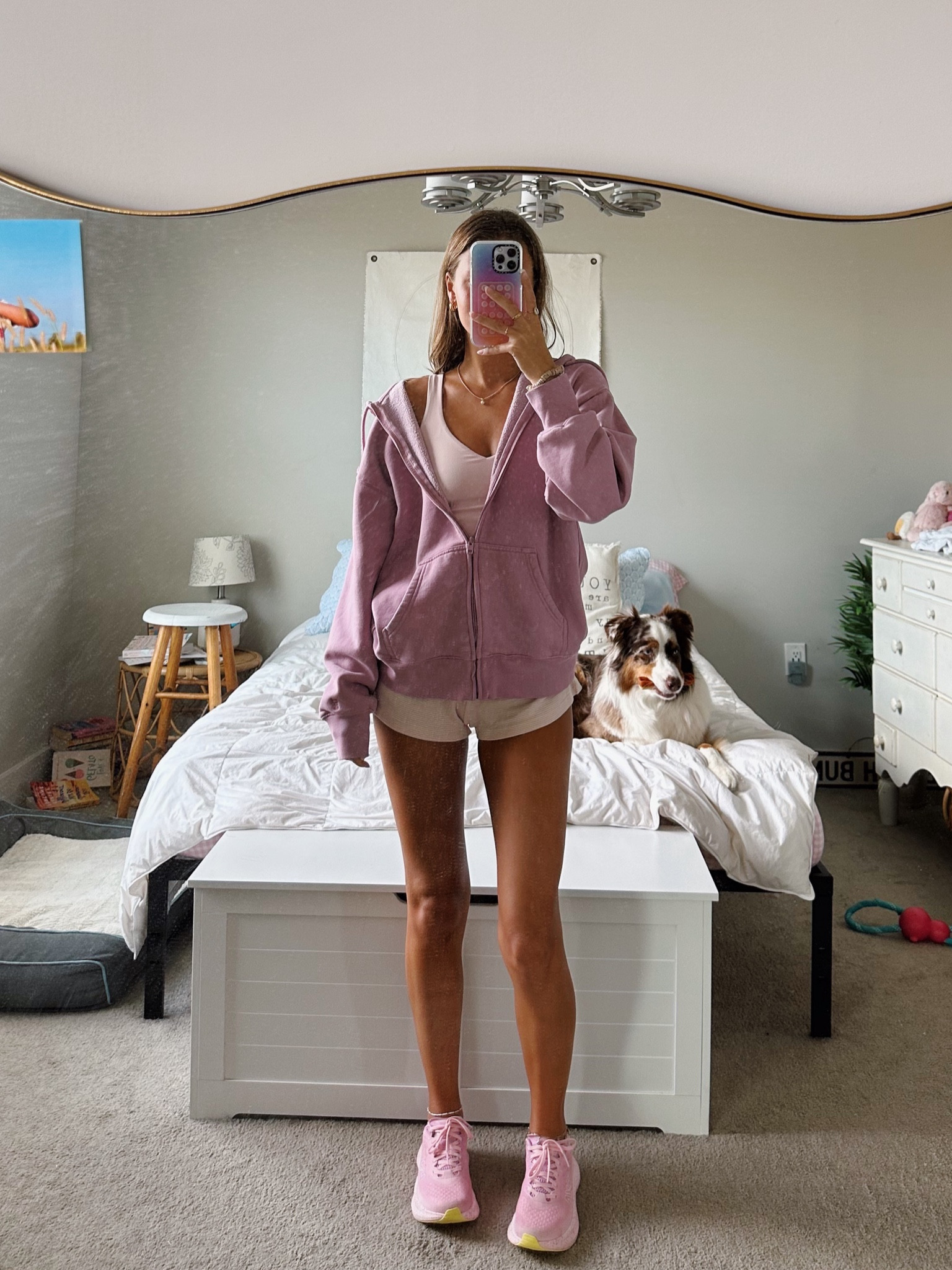 fit check <3 
Zip up, align tank, comfy shorts, & hokas! 

#LTKBacktoSchool #LTKStyleTip #LTKActive