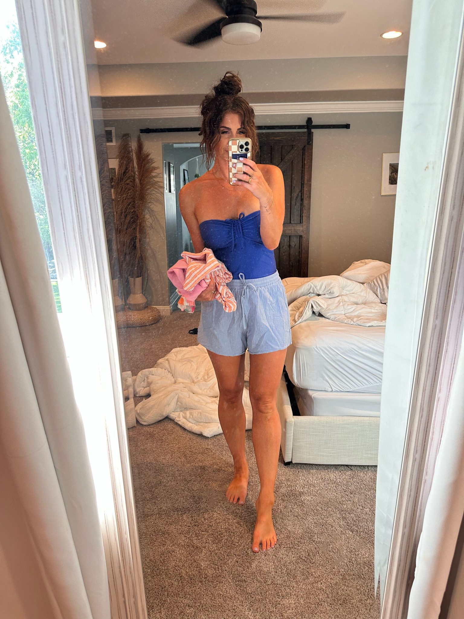 Styled my fave EVER one piece suit with the shorts of my Amazon cover up. So cute for the 4th 

#LTKSummerSales #LTKFindsUnder50 #LTKSwim