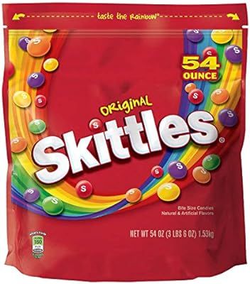 SKITTLES Original Fruity Candy 54-Ounce Party Size Bag | Amazon (US)