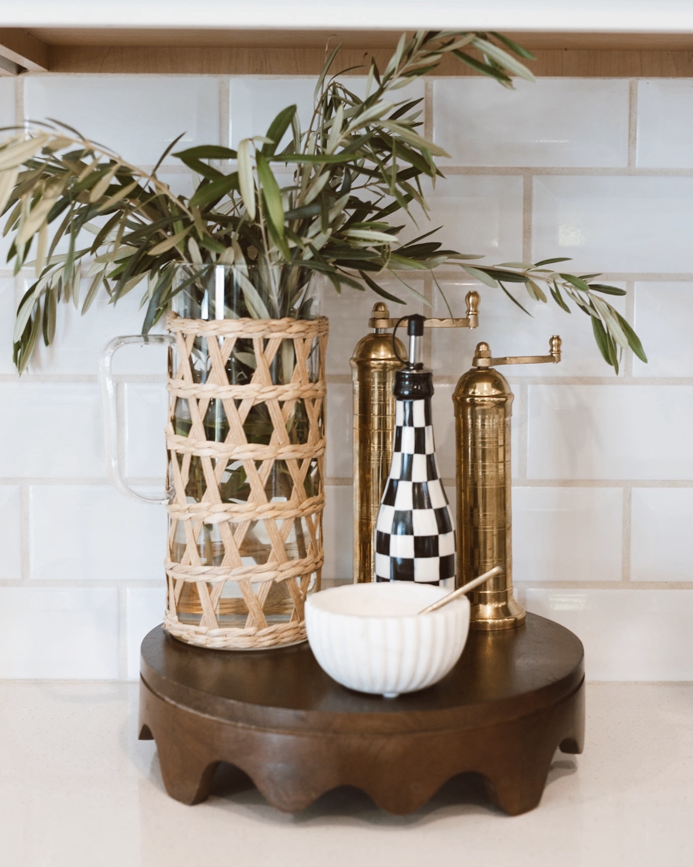 MacKenzie-Childs  In my Home 🤎🤍 
.
Kitchen Decor
Kitchen styling
Salt and pepper mills
Tea pot
Saucepan 
Wood stand


#LTKSeasonal #LTKHome #LTKSummerEdit