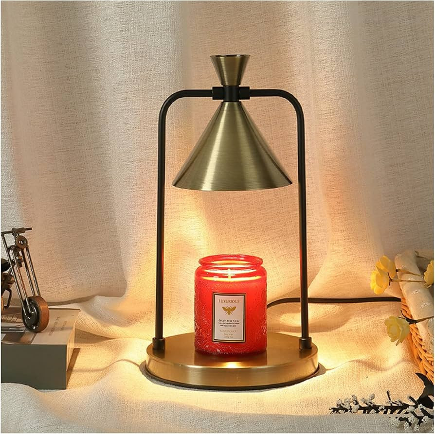 Cepignoly Candle Warming Lamp, Metal Vintage Candle Warmer Lamp Dimmable Light Candle Wax Warmer ... | Amazon (US)