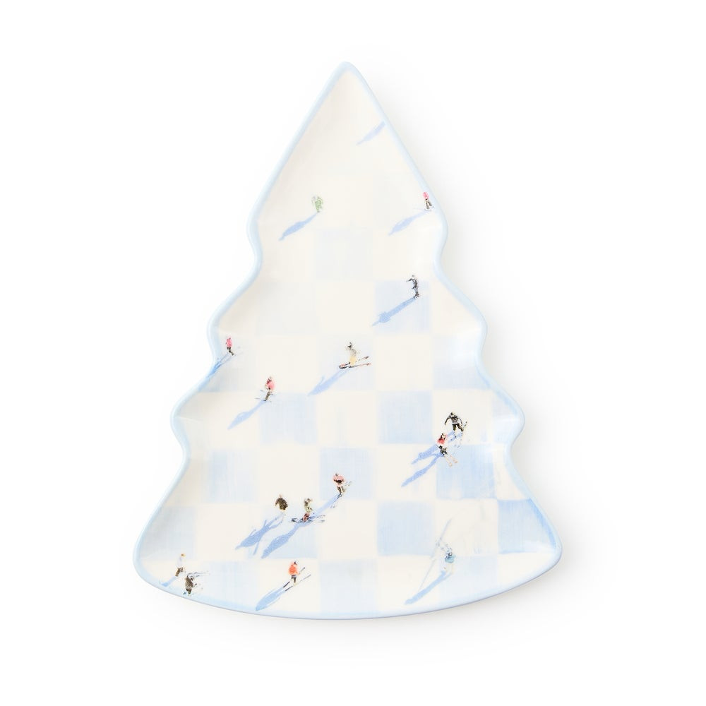 Gray Malin Ski Holiday Tree Dish | MacKenzie-Childs