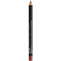 NYX Professional Makeup Suede Matte Lip Liner 1g (Various Shades) - Alabama - Deep Purple Red | Look Fantastic (UK)