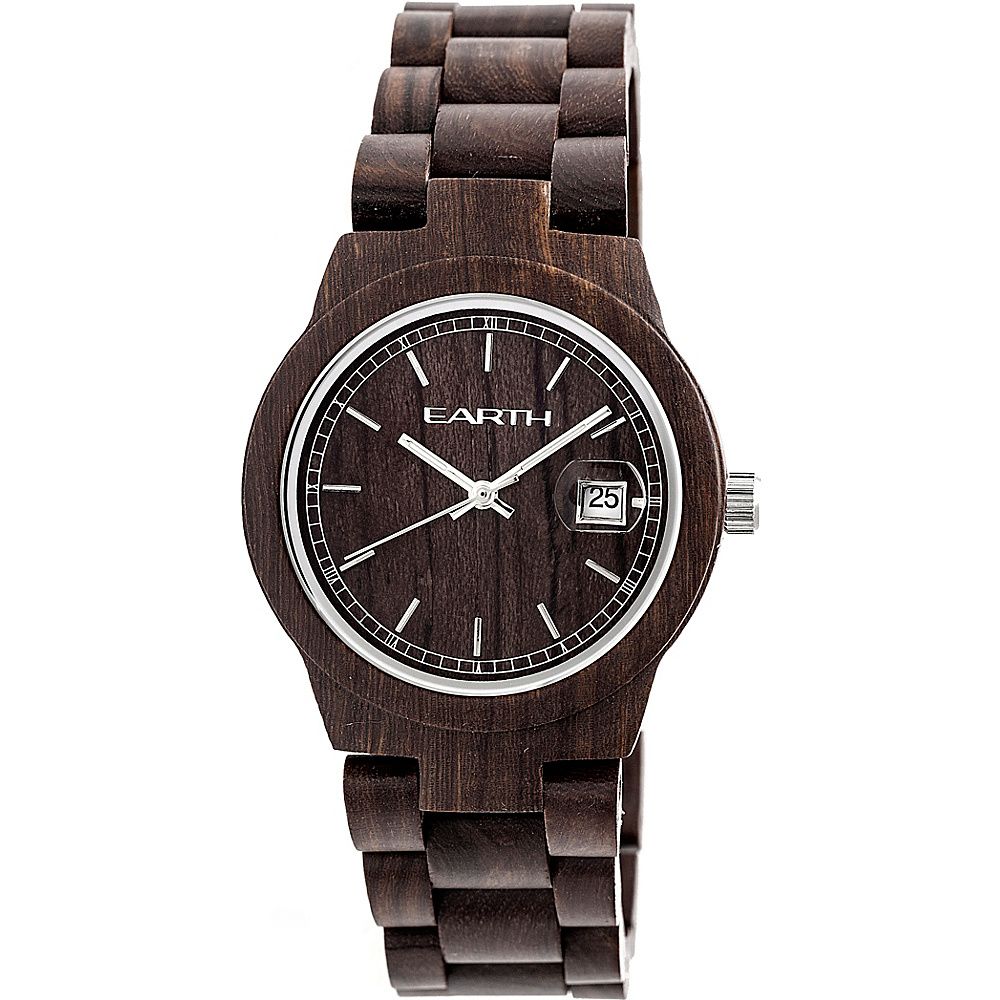 Earth Wood Biscayne Unisex Watch Dark Brown - Earth Wood Watches | eBags