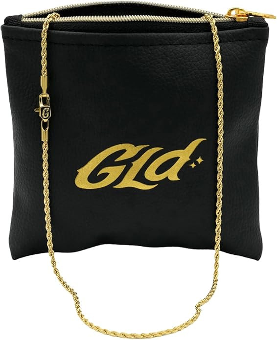 GLD Rope Chain - Gold-Plated Rope Chain with Exclusive Storage Travel Pouch - Snatch-Proof Clasp,... | Amazon (US)