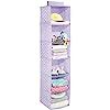 mDesign Soft Fabric Over Closet Rod Hanging Storage Organizer with 6 Shelves for Child/Kids Room ... | Amazon (US)