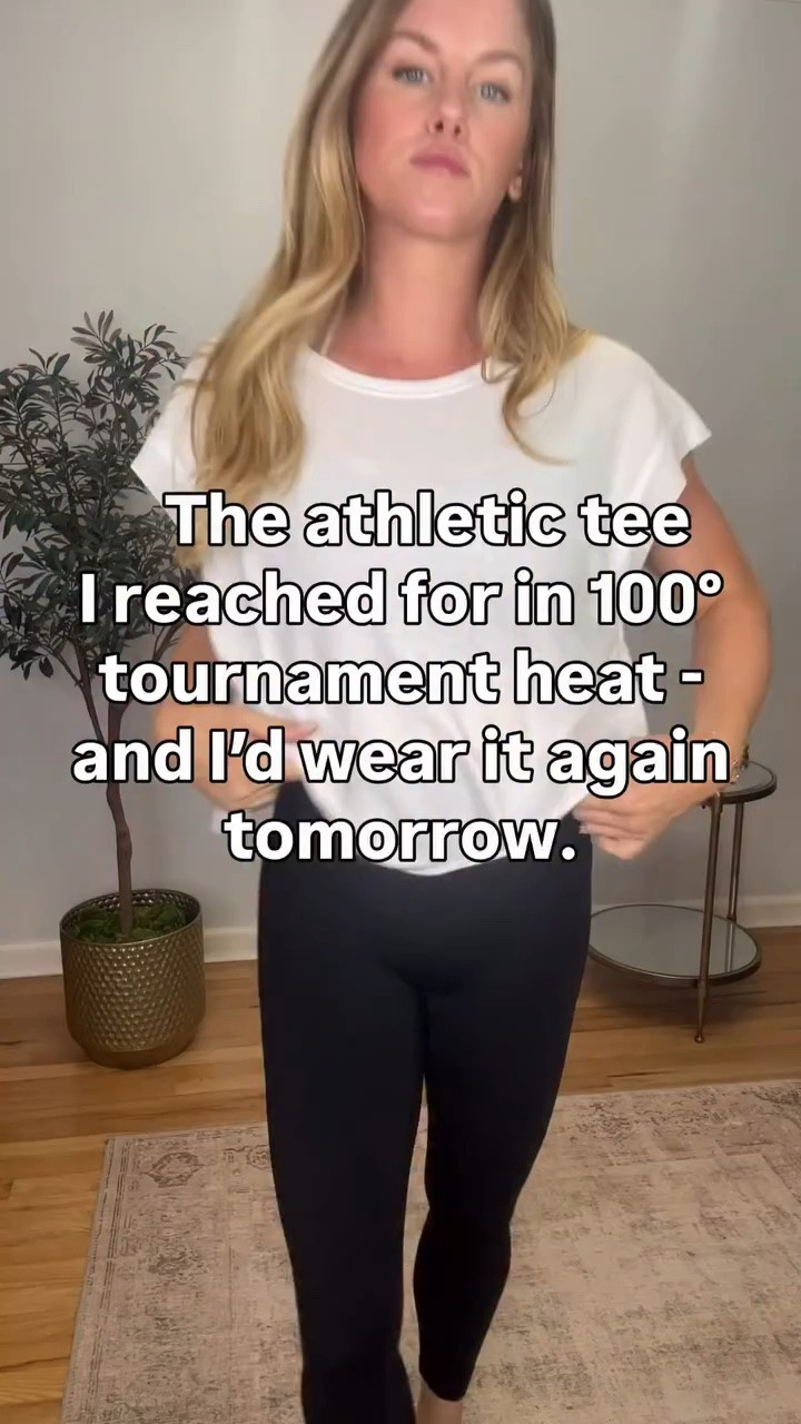 The athletic tee I reached for in 100° tournament heat—and I’d wear it again tomorrow. ☀️🥎⚽️⚾️🏈

If you’re a sports mom, you know those long tournament days can feel endless. When it’s 100° outside, comfort isn’t optional and this athletic tee checked every box.

✔️ Lightweight & breathable
✔️ Relaxed fit that’s easy to move in
✔️ Gives that trendy Free People vibe without the designer price tag

It’s the kind of piece you’ll reach for whether you’re heading to the ballfields, running errands, walking the dog, or just living in comfy casual outfits.

If you’re looking for affordable activewear that actually performs, this one is worth adding to your closet!

#sportsmom #softballmom #baseballmom #athleisurestyle athletictee freepeoplelookforless walmart fashion. affordable fashion.  mom style.  casual mom style.  summer-outfit.  everyday style.  sports momstyle.  comfy-casual.  mom life.