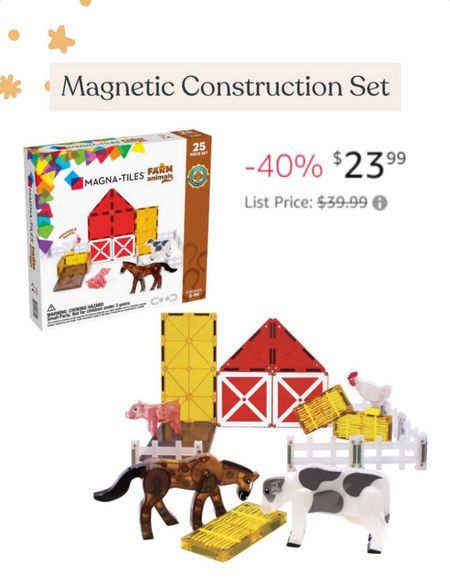 25pc magna tiles set on sale #amazonfinds #magnatiles #magnetictiles #toys #toddlertoys #toys 

#LTKKids #LTKSaleAlert