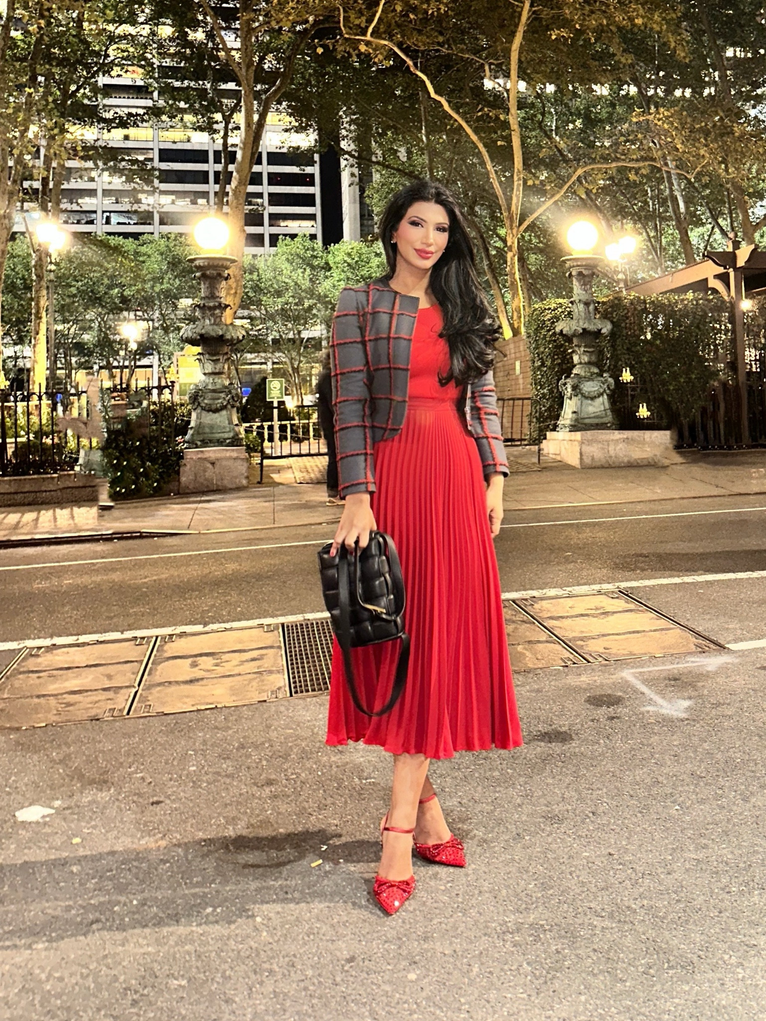 City Chic: Blending Affordable Elegance with Luxury ✨ From my Amazon bodysuit to the Dior blazer, Co. pleated skirt, and Ninety City sparkle – I adore mixing styles. These red shoes might resemble Mach and Mach, but that geometric heel sets them apart. Quality, mid-range price, and that pop of red! Bag by Bottega Veneta, earrings by Christian Dior. Linked the items that are still available or similar. #cityoutfit #cityfashio #nyfashion #fallfinds #autumnwardrobe #fallstyle #fallwardrobe

#LTKstyletip #LTKSeasonal #LTKover40
