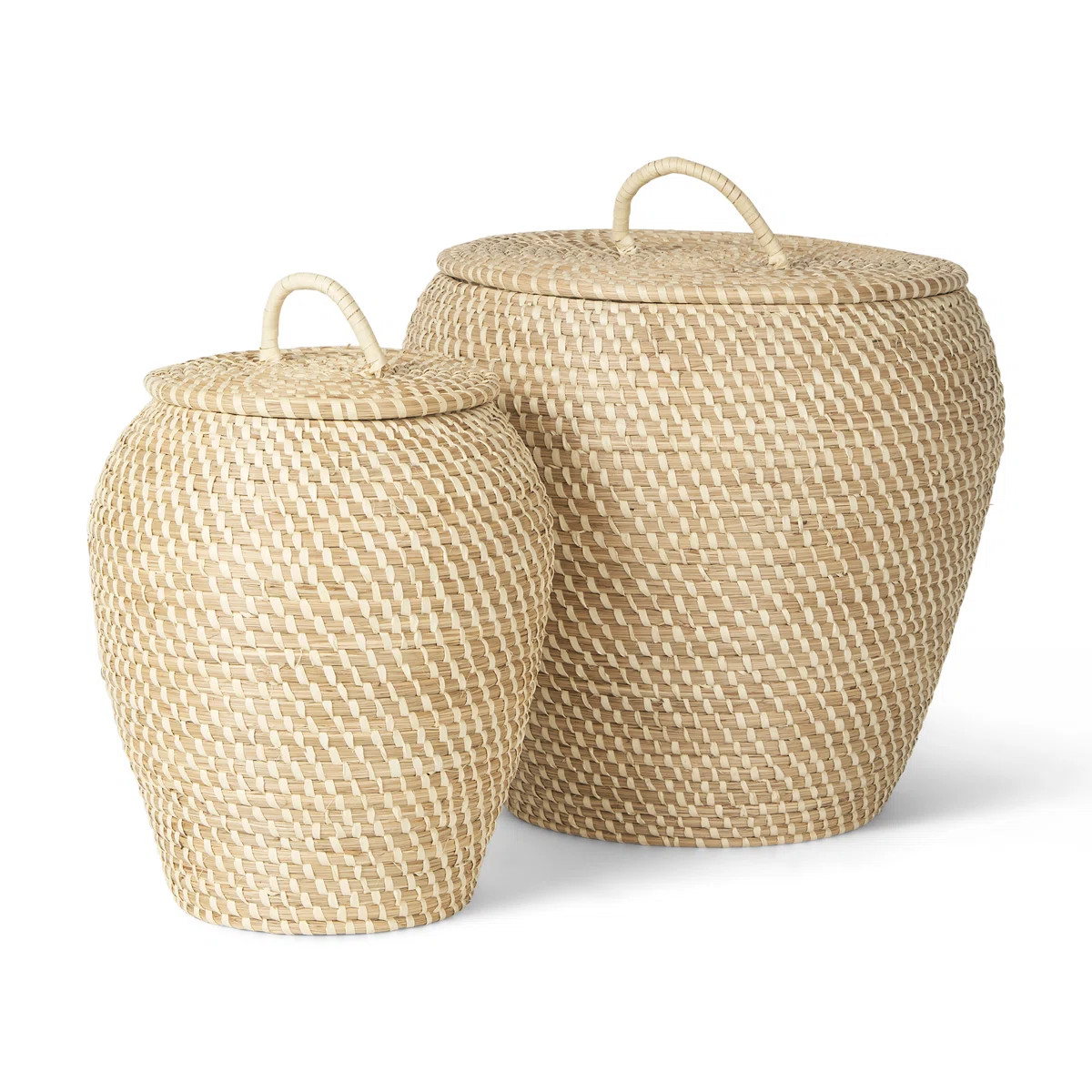 Bayou Breeze Seagrass Decorative Basket | Wayfair North America