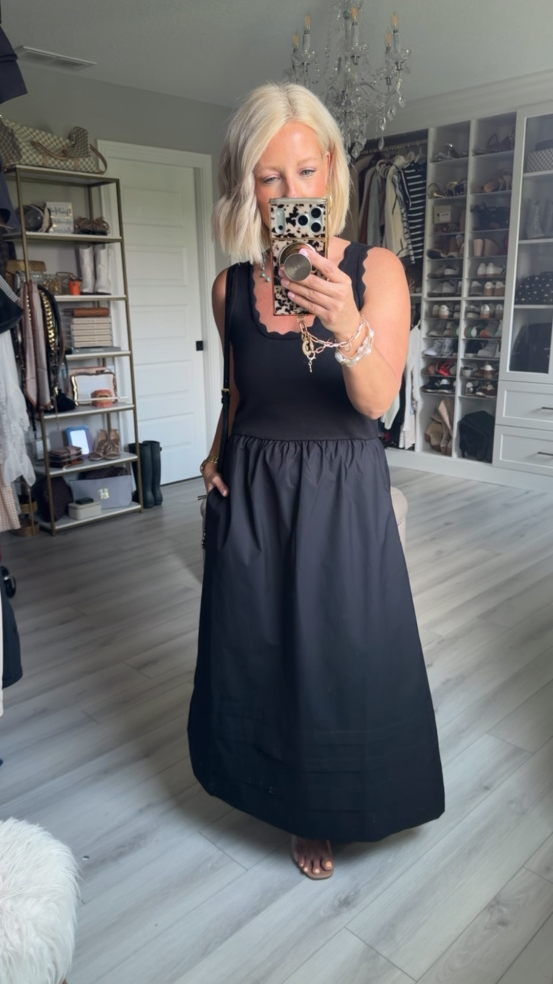 Super nice dress with pockets and you can wear a normal bra!!! It does run big! Wearing small but need an XS!

#LTKootd #LTKOver40 #LTKSeasonal