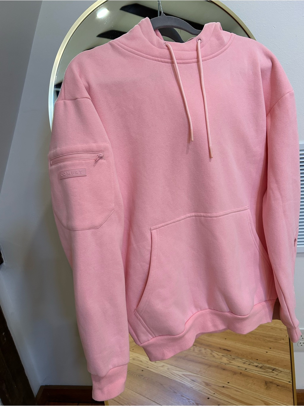Comfrt Airplane Mode Travel Hoodie Nwot. Petal Xs Unisex Fit. | Poshmark