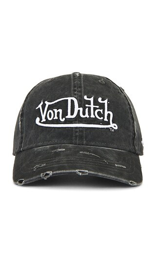 Von Dutch Cycled Dad Hat in Black. | Revolve Clothing (Global)
