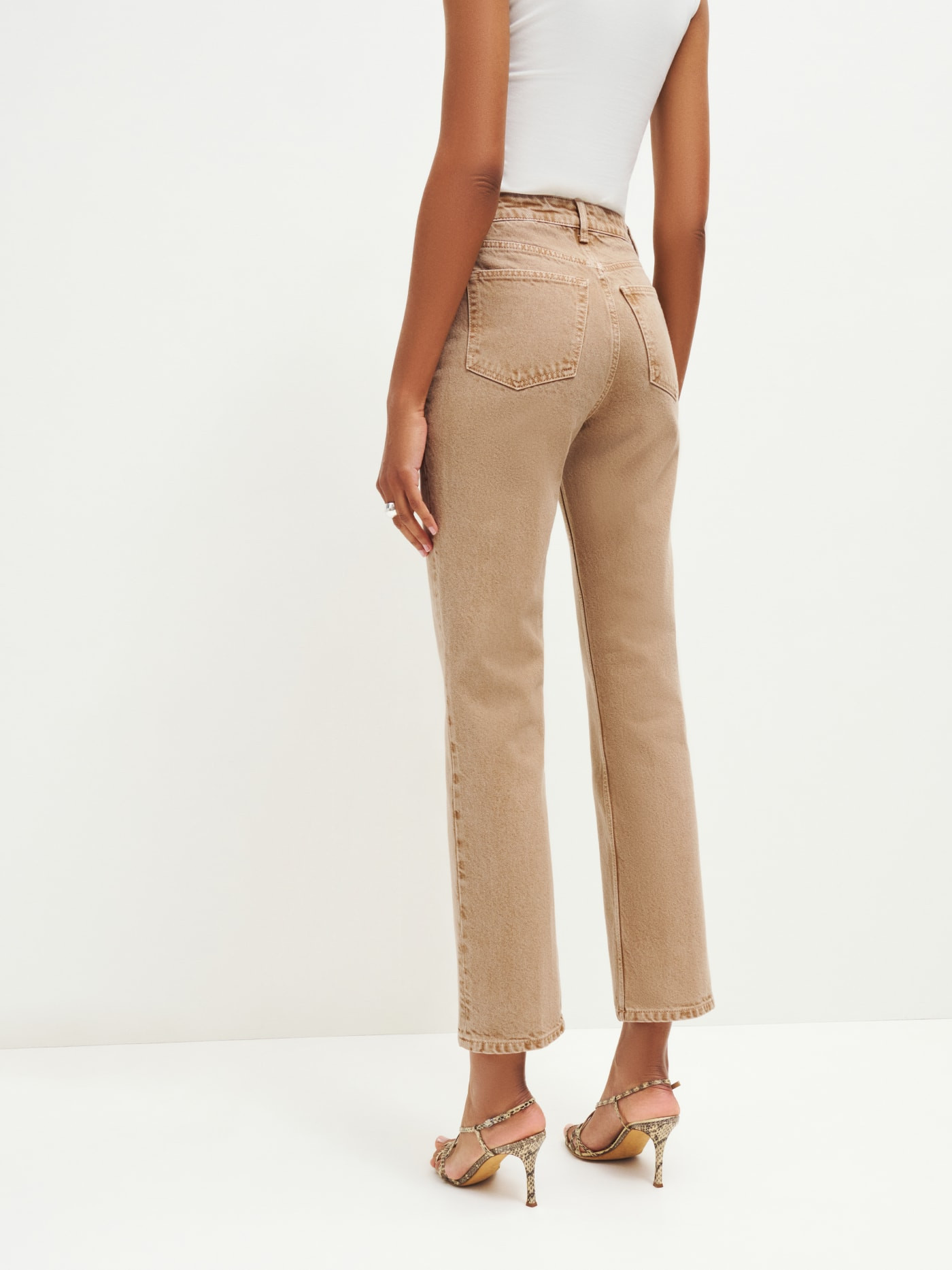 Cynthia High Rise Straight Jeans | Reformation (Global)