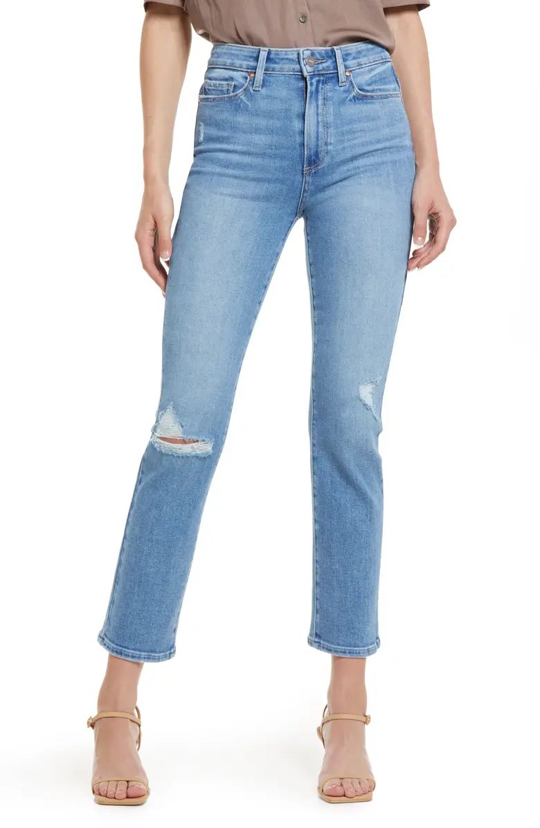 Cindy Ripped Straight Leg Jeans | Nordstrom | Nordstrom