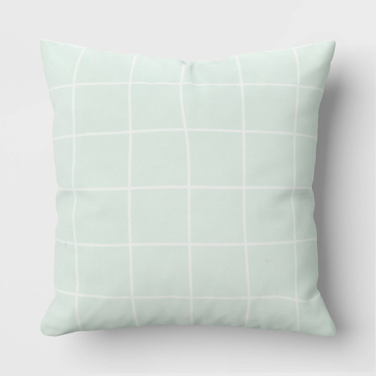 17"x17" Grid Square Outdoor Throw Pillow - Room Essentials™ | Target