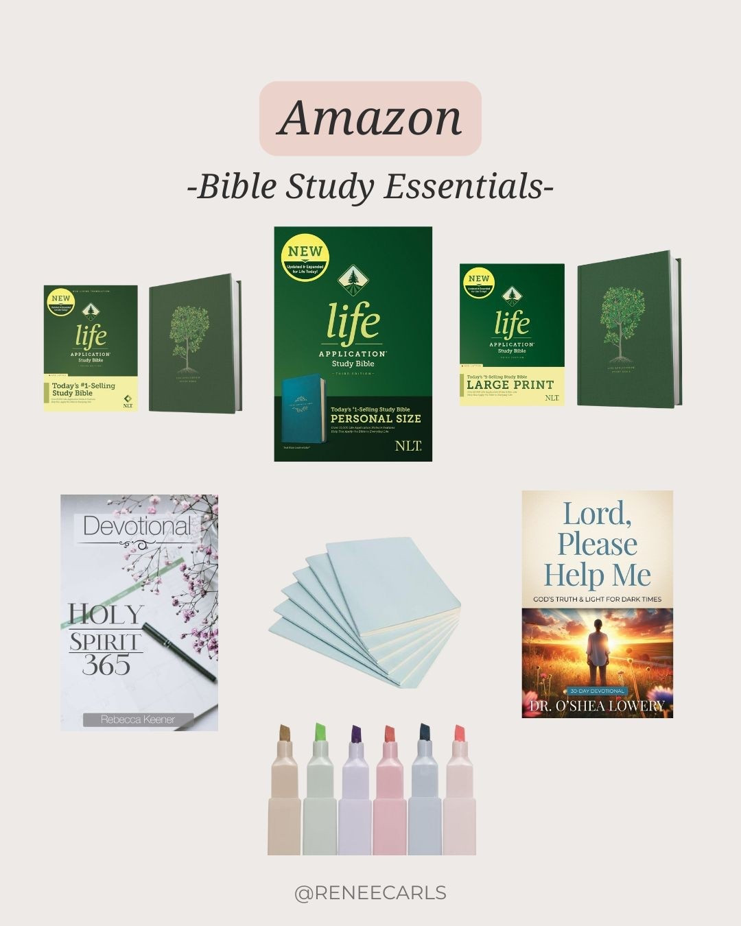 Sharing my favorite Bible study essentials that help build my faith. 