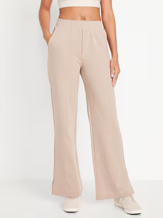High-Waisted Dynamic Fleece Trouser Pants | Old Navy (US)