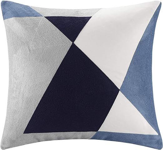 INK+IVY Aero Cotton Decorative Pillow-Mid Century Modern Abstract Geometric Design Feather and Do... | Amazon (US)