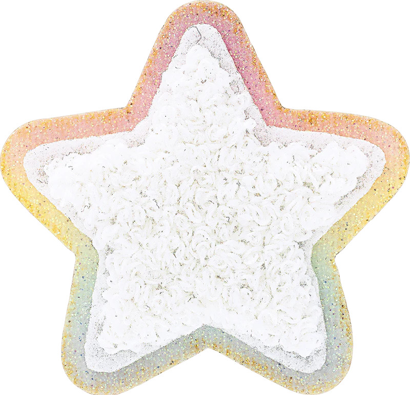 Glitter Rainbow Star Patch | Sticker Patch - Stoney Clover Lane | Stoney Clover Lane