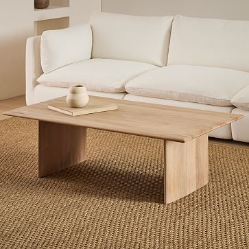 Anton Solid Wood Coffee Table - Rectangle | West Elm (US)