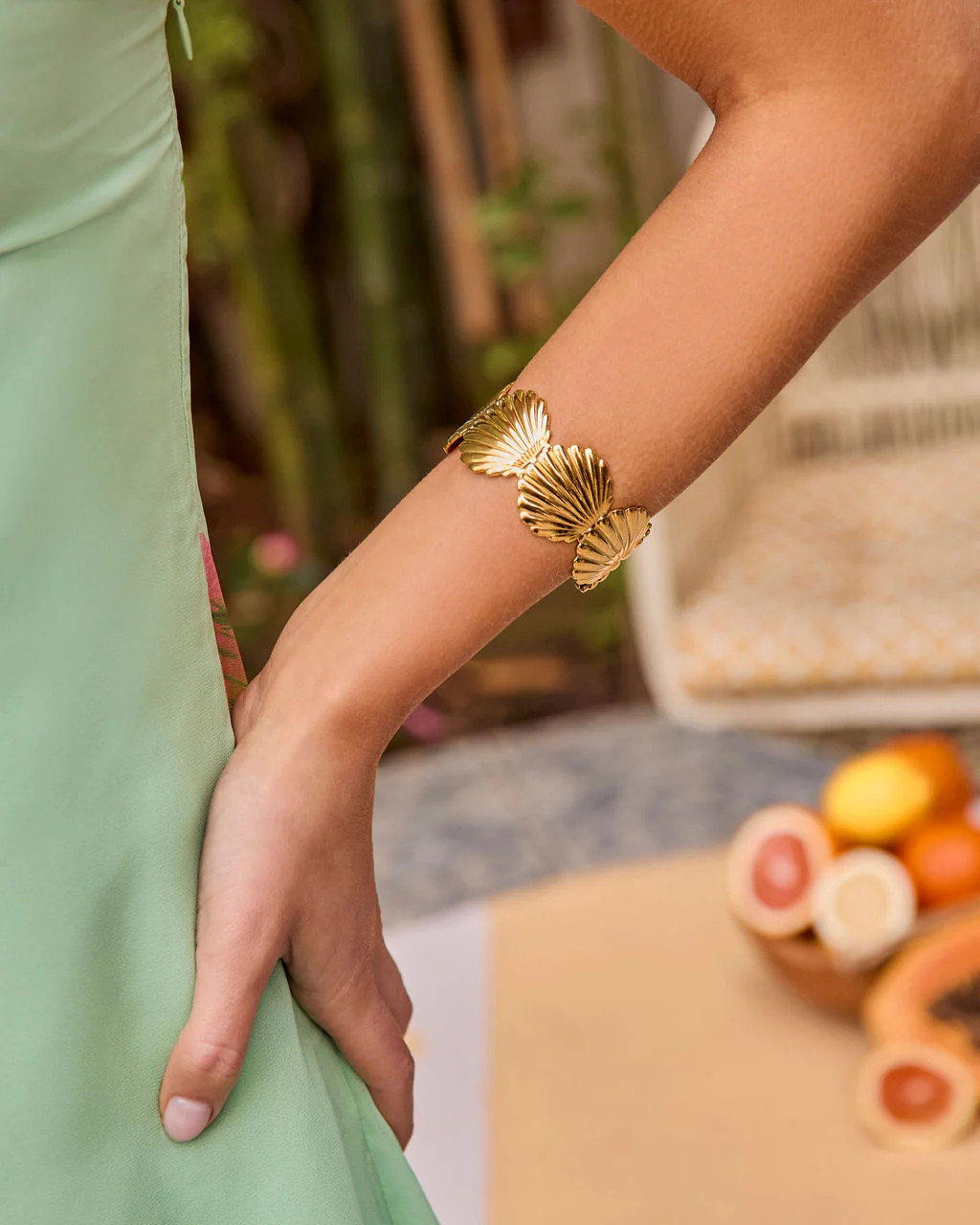 Smooth Tide Shell Cuff Bracelet | VICI