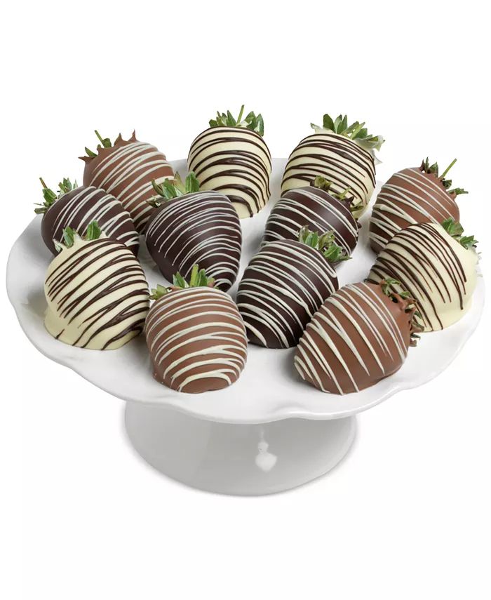 Chocolate Covered Company 12-pc. Classic Chocolate Covered Strawberries & Reviews - Food & Gourme... | Macys (US)