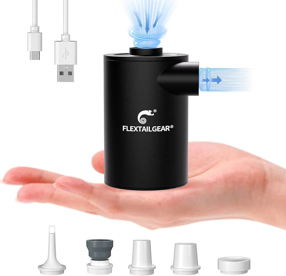 FLEXTAILGEAR MAX Pump 2020 Portable Air Pump with 3600mAH Battery USB Rechargeable Air Pump-Quick... | Amazon (US)