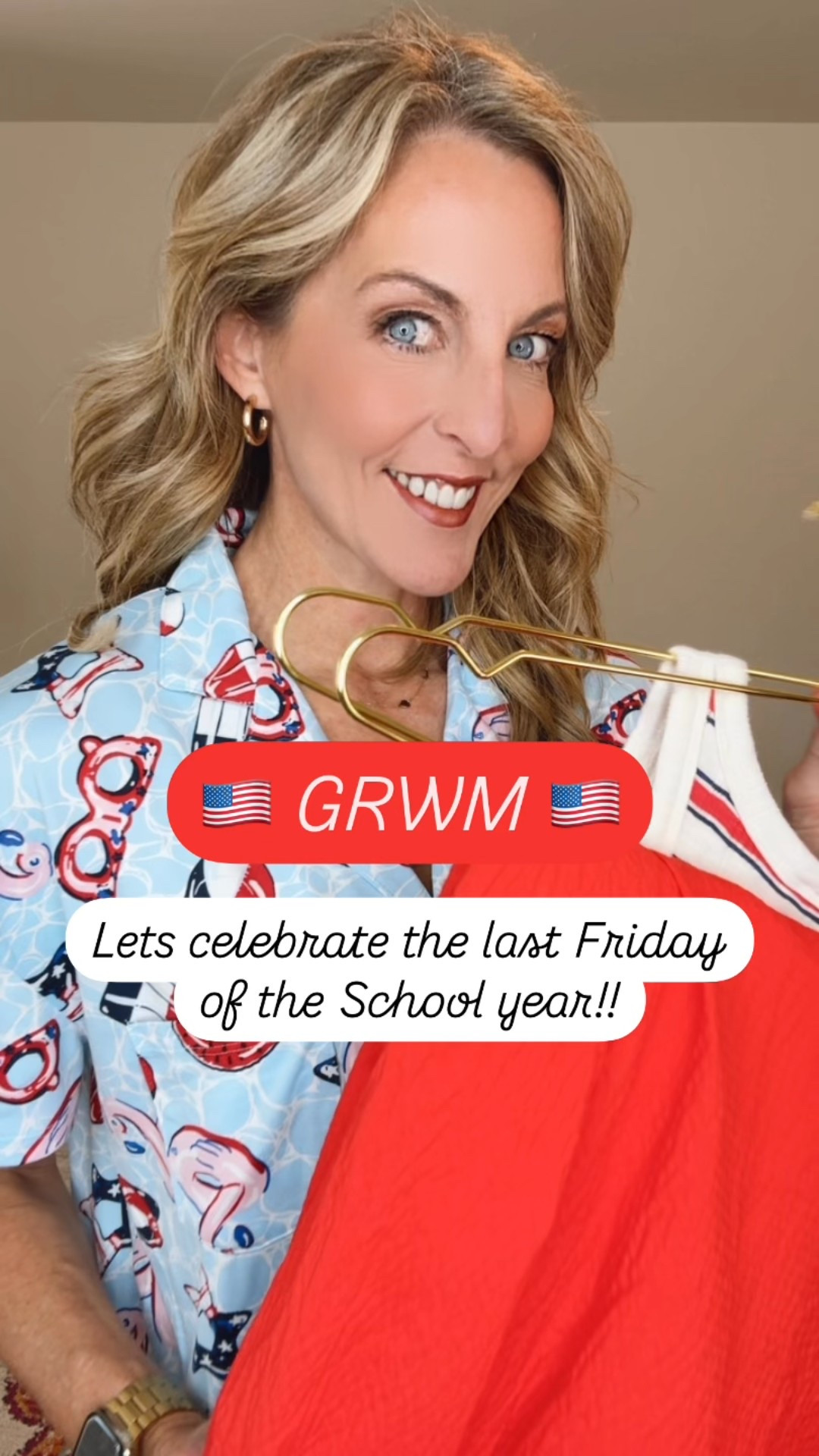 Like and Comment - LAST to get the details of this fun lsat day look - Summer—you may now enter the chat- all links will be sent to your inbox! 
 Today’s the last day of post-planning and we’re sending off the school year with a picnic, cookout-style—hot dogs, hamburgers, and all-American fun. After a year of bell schedules and bulletin boards, this is the kind of celebration I’m here for it - Wearing my $18 Target skirt, under $10 tank, and the cutest little shoes to match—because finishing strong should still be stylish. All that’s missing is a flag and a root beer float. Here’s to the teachers who showed up, taught all the things, and crossed off the final to-do. Let’s Celebrate!!! 
 end of school celebration, post-planning outfit, Target teacher style, affordable teacher fashion, cookout outfit, teacher picnic look, summer teacher style, American-themed outfit, Target skirt
 #LastDayOfPostPlanning #TeacherStyle #TargetOutfit #AffordableFashion #TeacherLookBook #TeacherOOTD #CelebrateTheFinishLine #TargetForAll #EndOfYearCelebration #LightAndLifestyled #TeacherApprovedStyle #PicnicStyle #RedWhiteAndYou

#LTKActive #LTKOver40 #LTKSeasonal

#LTKSummerEdit #LTKSeasonal #LTKOver40