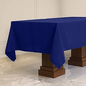 Kadut Rectangle Tablecloth (70 x 120 Inch) Royal Blue Rectangular Table Cloth for 6 or 8 Foot Tab... | Amazon (US)