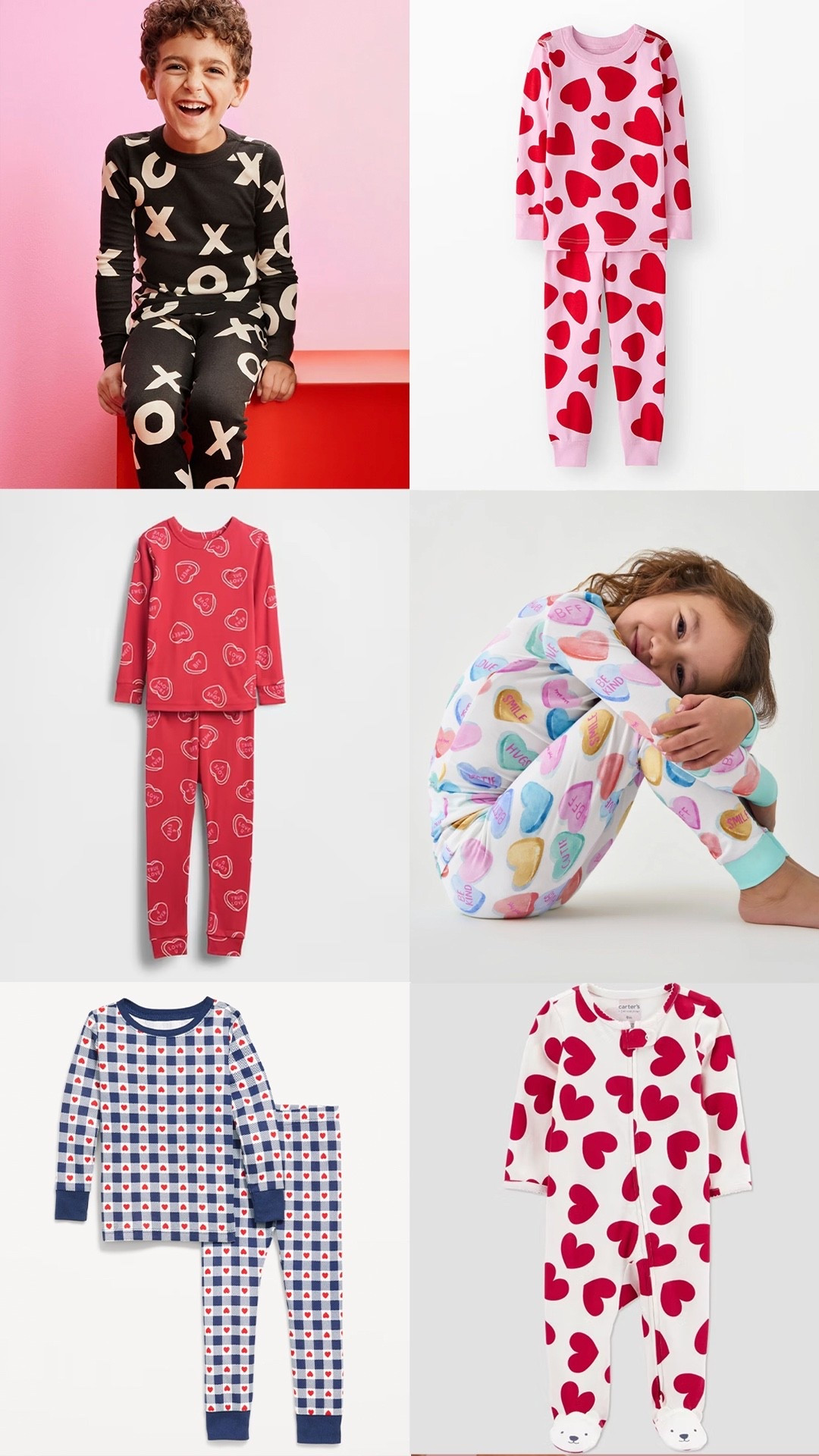 Valentines Day kids Jammies