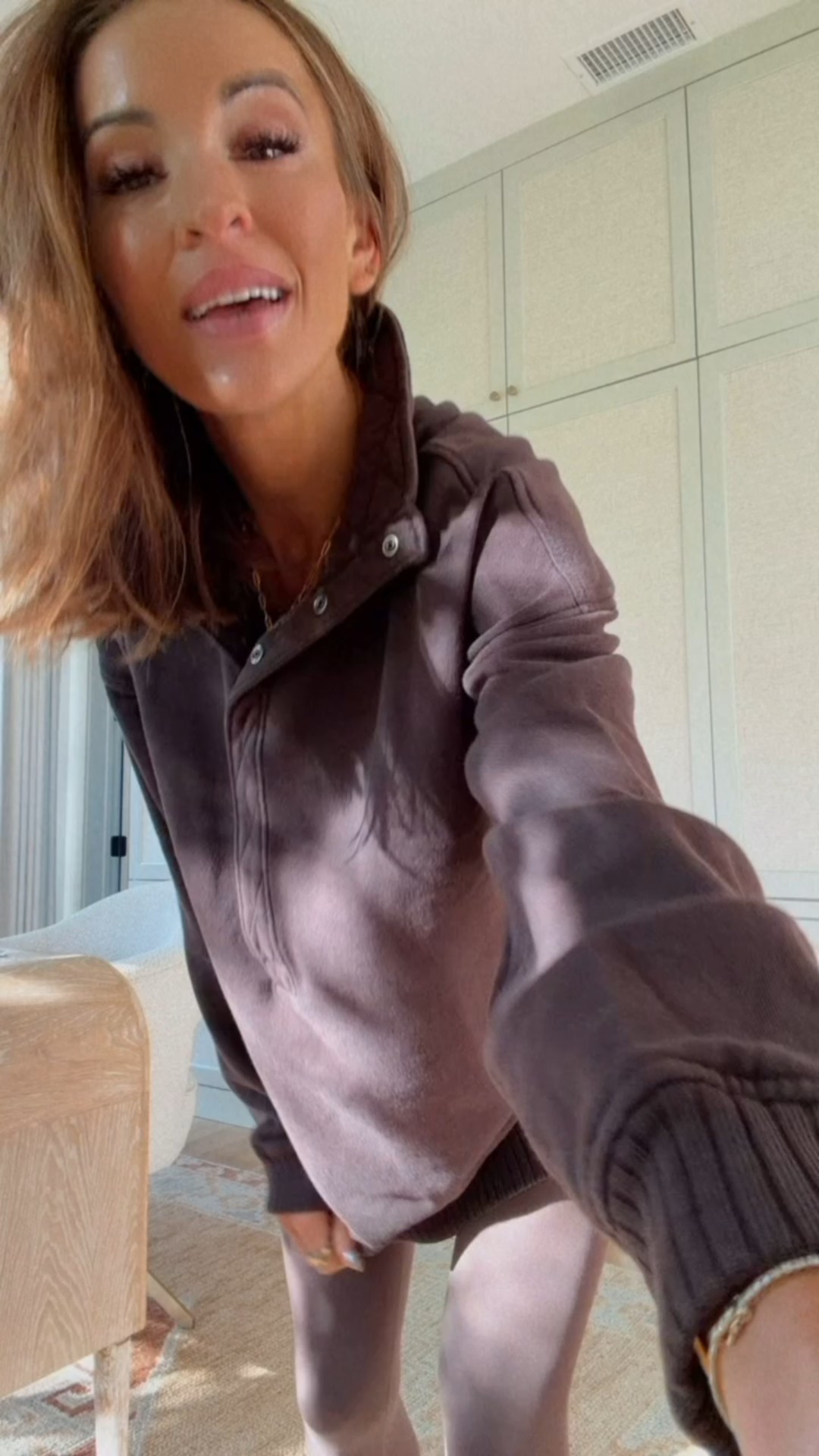 the quarter snap i have in three colors 🤭 and super comfy leggings both on sale! 🤎 

#LTKSaleAlert