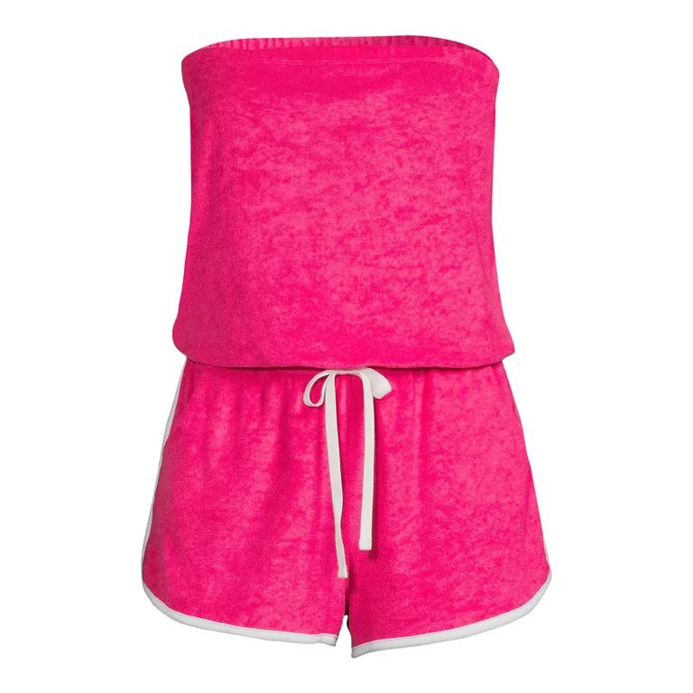 No Boundaries Juniors Terry Romper - Walmart.com | Walmart (US)