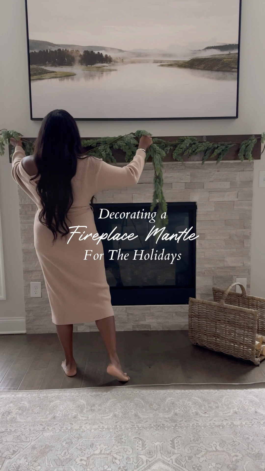 Decorating a mantle for the holidays doesn’t have to be overwhelming. A few key pieces I like to include are a little greenery with garland, key holiday items like reindeer or trees, and of course brass bells to complete the look. 

#LTKhome #LTKHoliday #LTKSeasonal