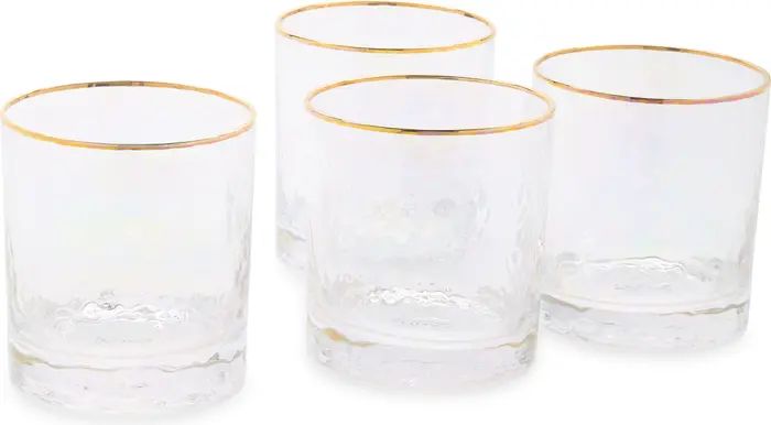 Zodax Set of 4 Luster Rocks Glasses | Nordstromrack | Nordstrom Rack