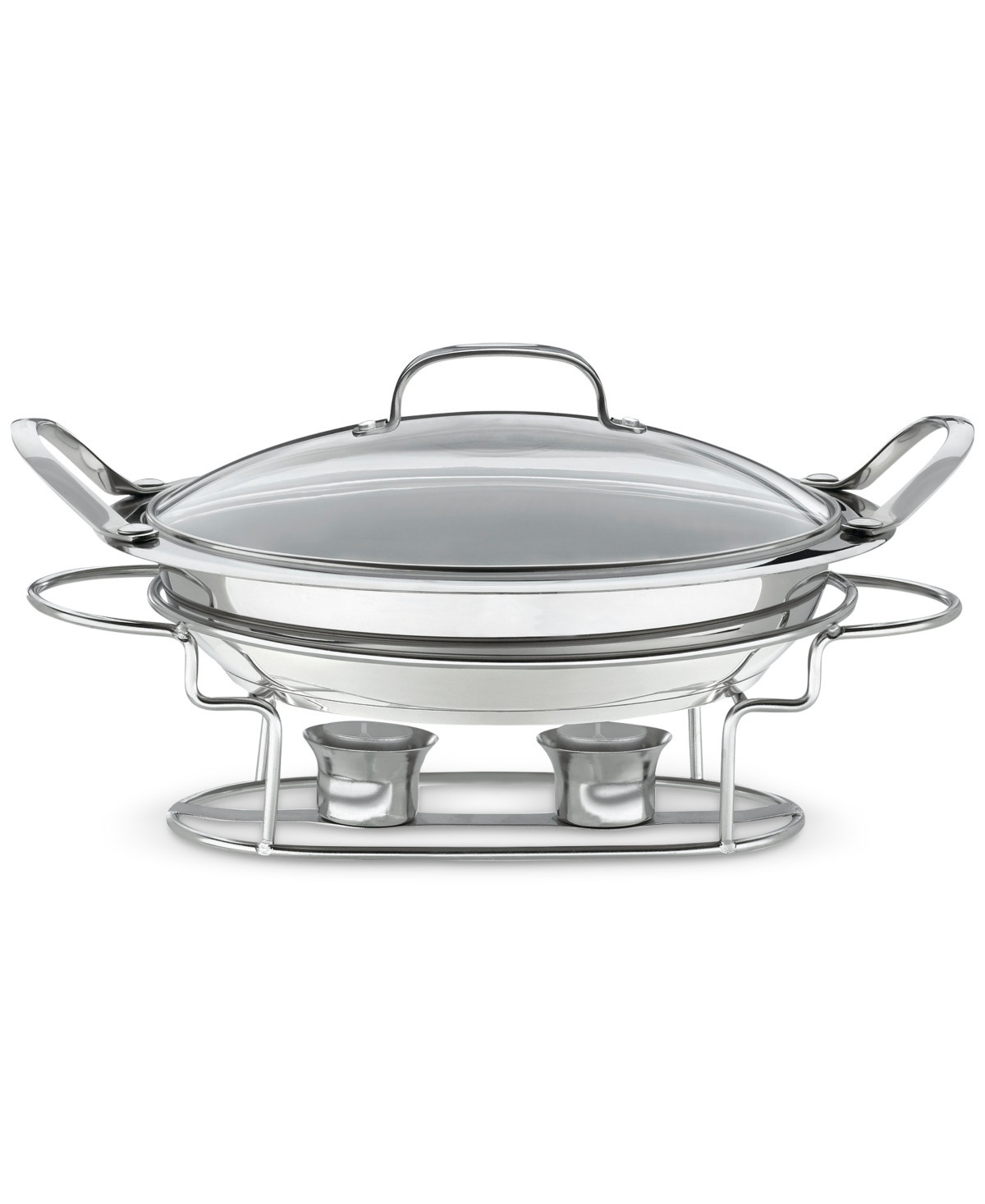 Cuisinart Stainless Steel 11" Round Buffet Server - Stainless Steel | Macy's