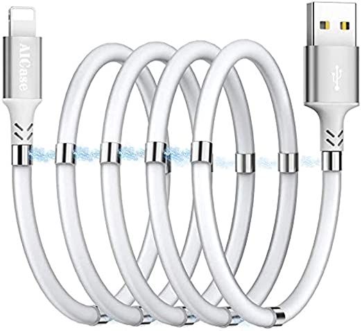 AICase Magnetic Charging Cable,(6.6 FT) Super Organized Charging Magnetic Absorption Nano Data Ca... | Amazon (US)