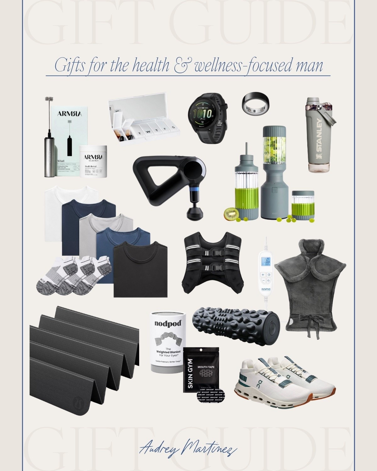 GIFT GUIDE | HOLIDAY 2025 🎁✨

for the health + wellness–focused man 💪 

these finds are all about recovery, routine, and feeling his best — from fitness gear to mindful essentials and at-home wellness upgrades.

– workout + recovery must-haves
– wellness tech + kitchen gadgets 
– everyday essentials for healthy living

health and wellness gifts, men’s gift guide, fitness gifts for him, christmas gifts for men, holiday gift ideas, amazon wellness finds, workout gear, self care for men, recovery tools, healthy lifestyle gifts

#LTKActive #LTKGiftGuide #LTKMens