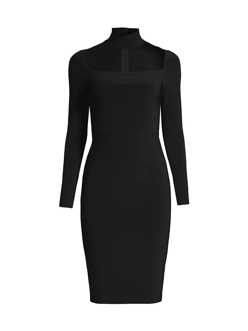 Turtleneck Cut-Out Body-Con Dress | Saks Fifth Avenue