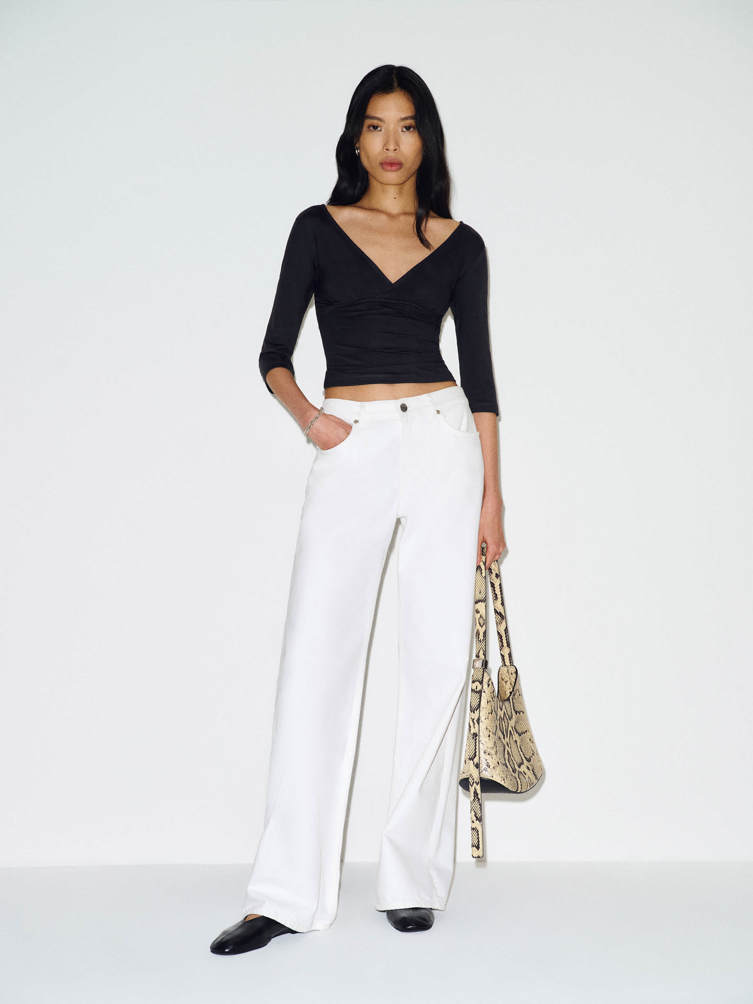 Reformation Aylani Knit Top Black XL | Reformation (Global)