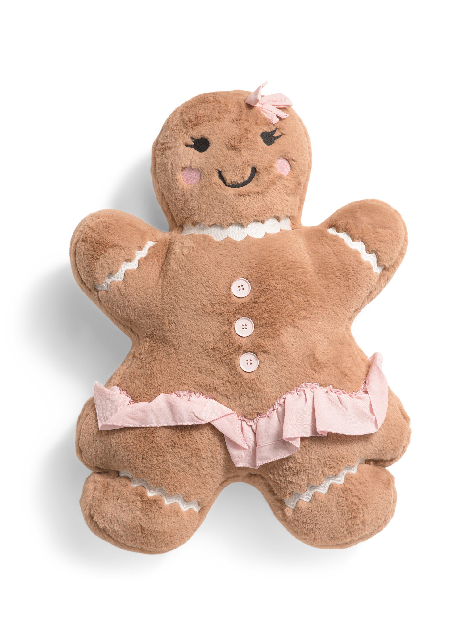 26x19 Koda Oversized Gingerbread Woman Pillow | TJ Maxx