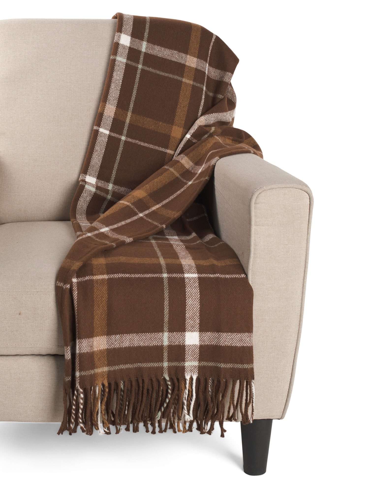Made In Portugal Plaid Throw | TJ Maxx