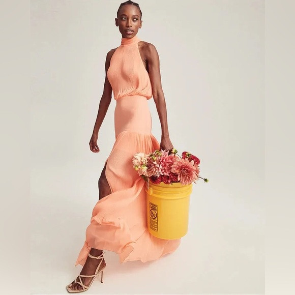 Gorgeous Lilliana Pleated Halter Maxi Dress | Poshmark