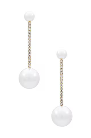 Pave Pearl Drop Earring
                    
                    SHASHI | Revolve Clothing (Global)