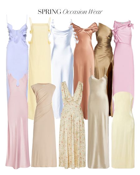 Spring Occasion Wear 🌸 spring dresses and gowns that would be perfect for a wedding, garden party or special event

#LTKwedding #LTKSeasonal